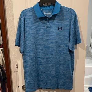 Under Armour Men's Blue Polo